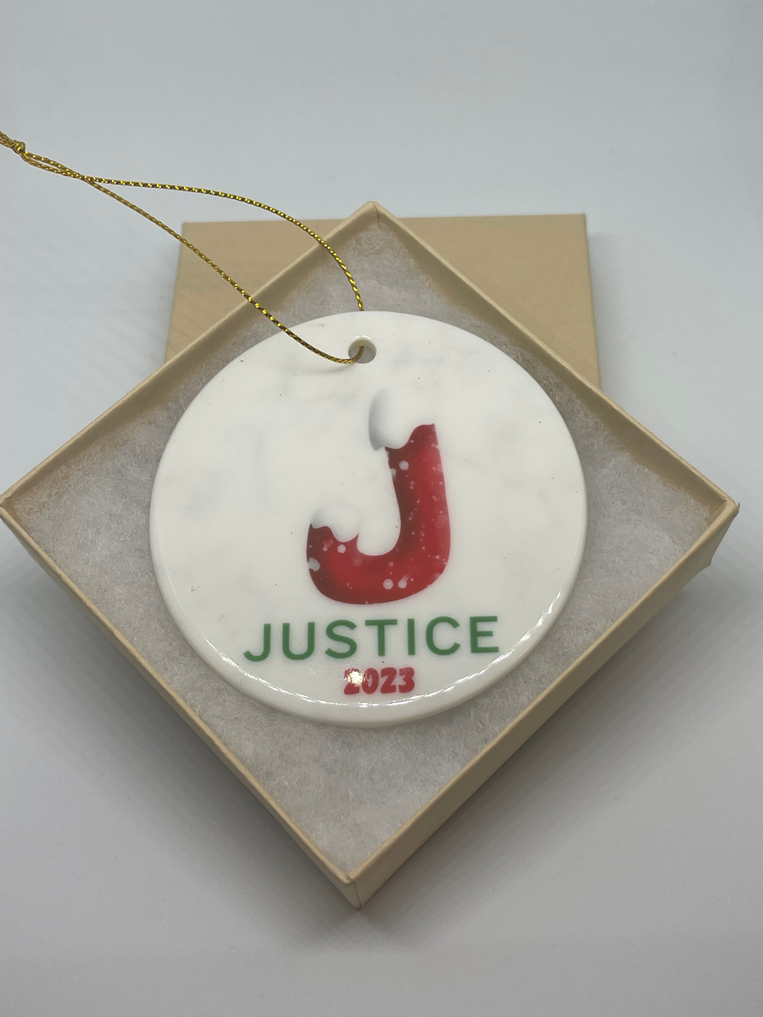 Personalized Family Christmas Ornament, Personalized Name Christmas Ornament, Monogram Alphabet Ornament, Custom Initial Ornament - FREE BOX